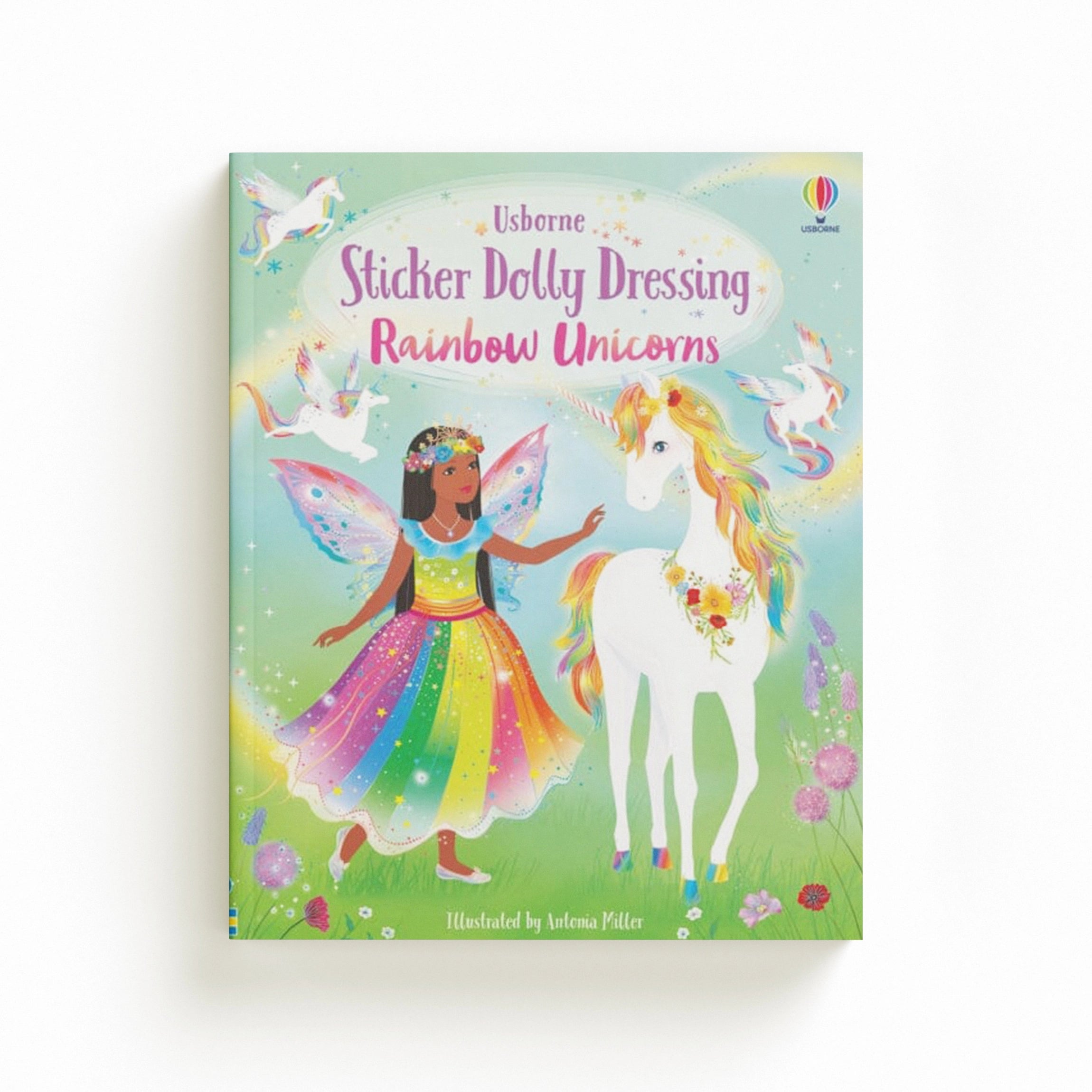 Sticker Dolly Dressing Rainbow Unicorns