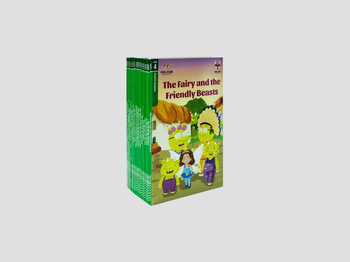 Fox Cub: Fluent Reader Set (Level 4) 18 Books Collection Set - Ages 4+ by Fox Eye Publishing; 9781804456132