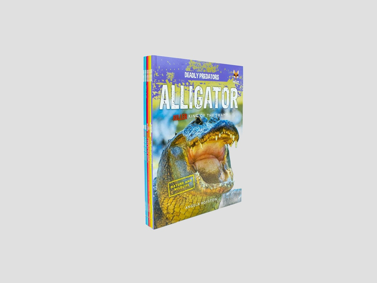Deadly Predators Killer Kings of the Animal Kingdom Series 6 Books Collection by Fox Eye Publishing; 9781804456200