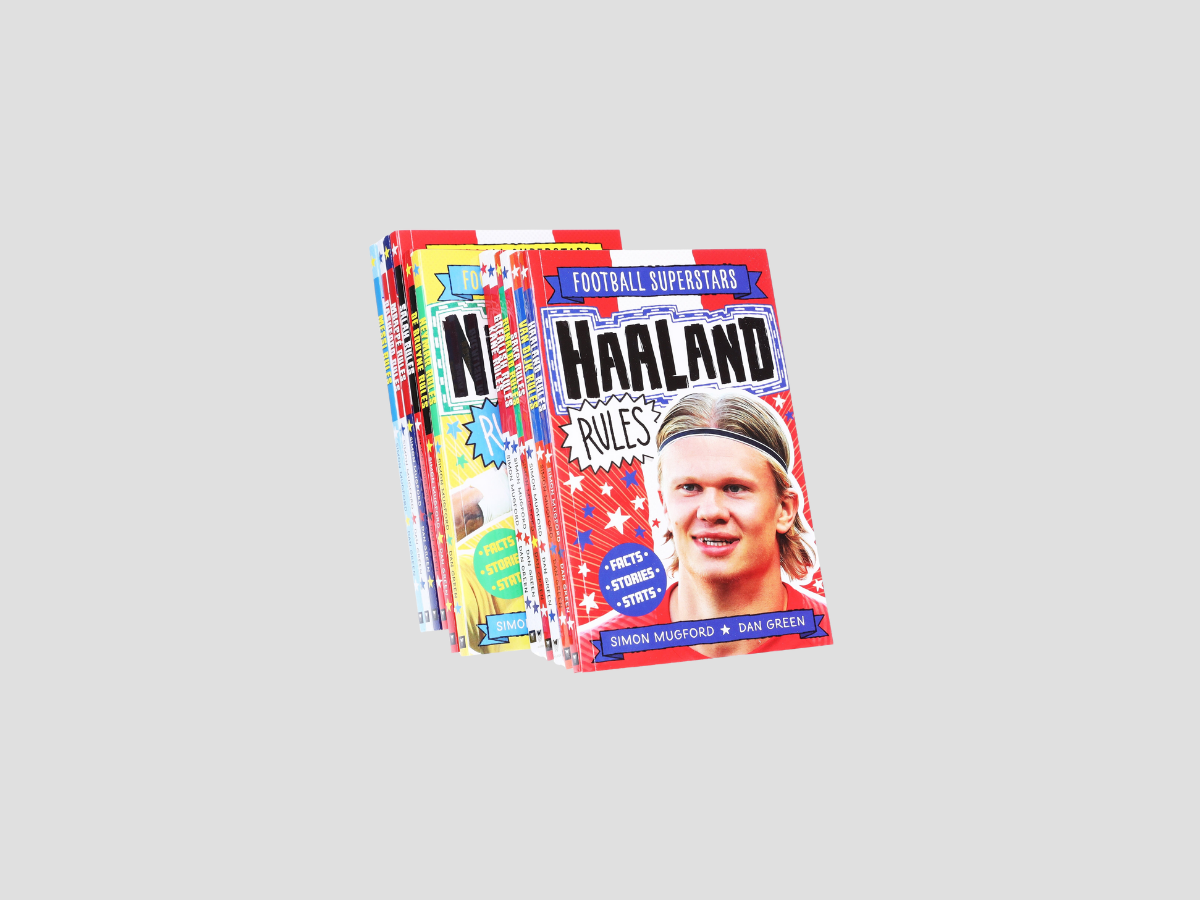 Football Superstars 12 Books Collection Set - Ages 5+ by Hachette; 9781804537534