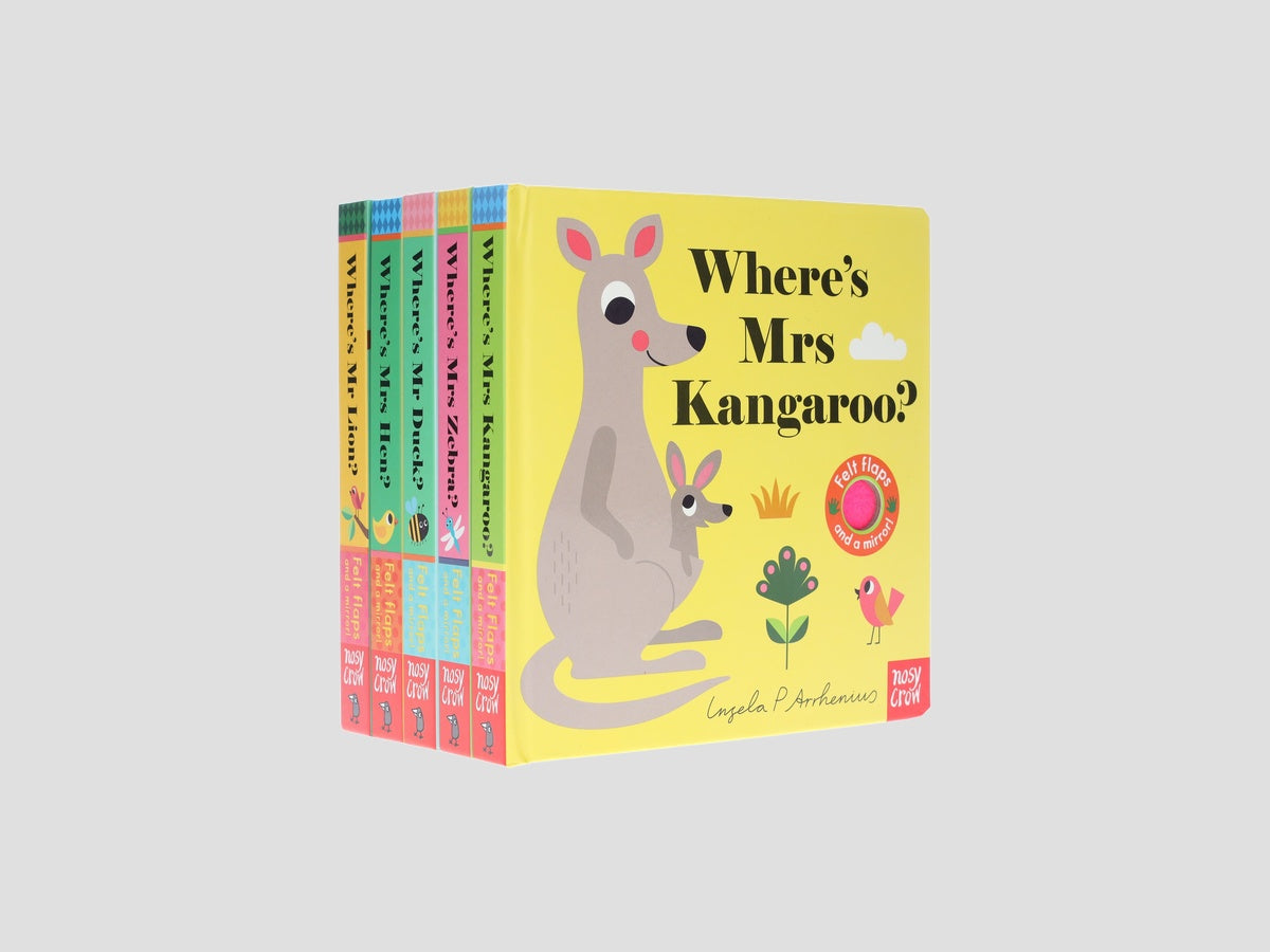Felt Flaps: Where's Mr Series - Ages 0-5 - Board Books by Nosy Crow Ltd; 9781805136255
