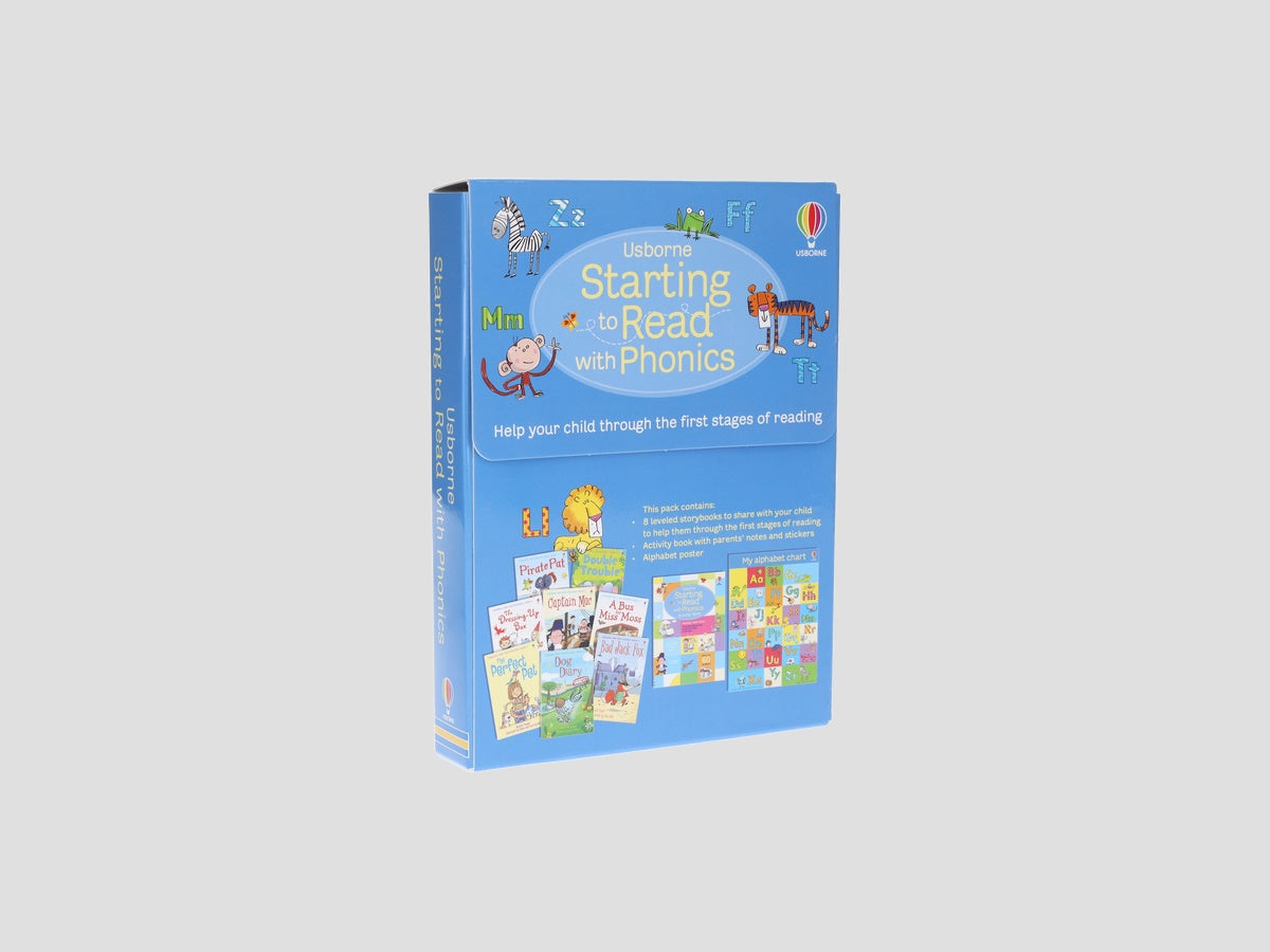 Starting to Read with Phonics: 8 Story Books Collection by Usborne Publishing Ltd; 9781836040521