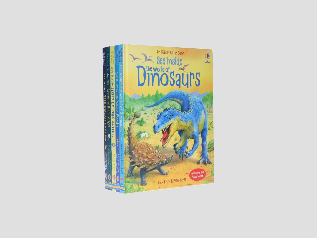 Usborne Lift The Flap See Inside Series Collection 1: 5 Books Set - Ages 6+ by Usborne Publishing Ltd; 9781836040859