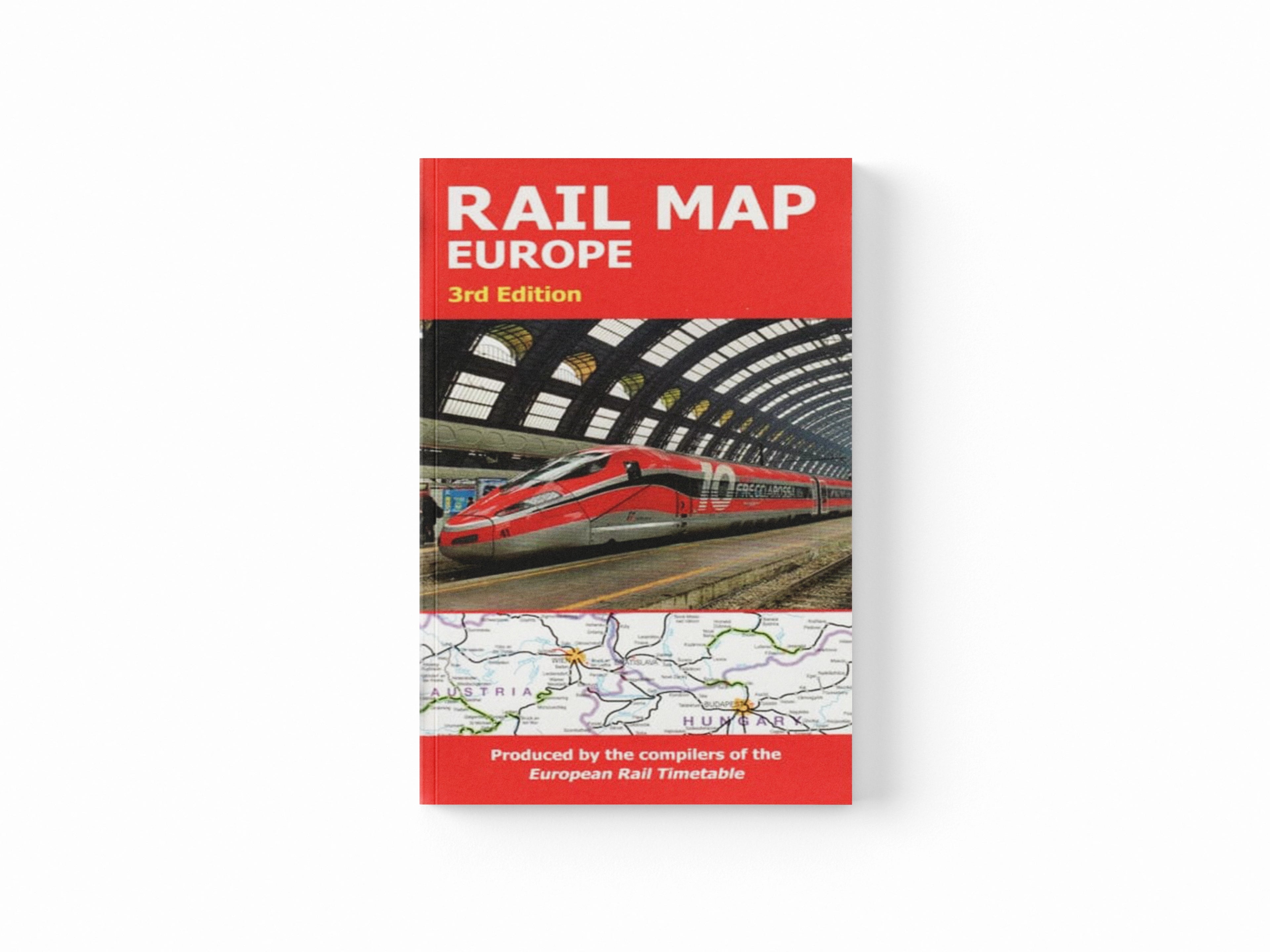 Rail Map Europe : 3rd Edition, 2nd revision