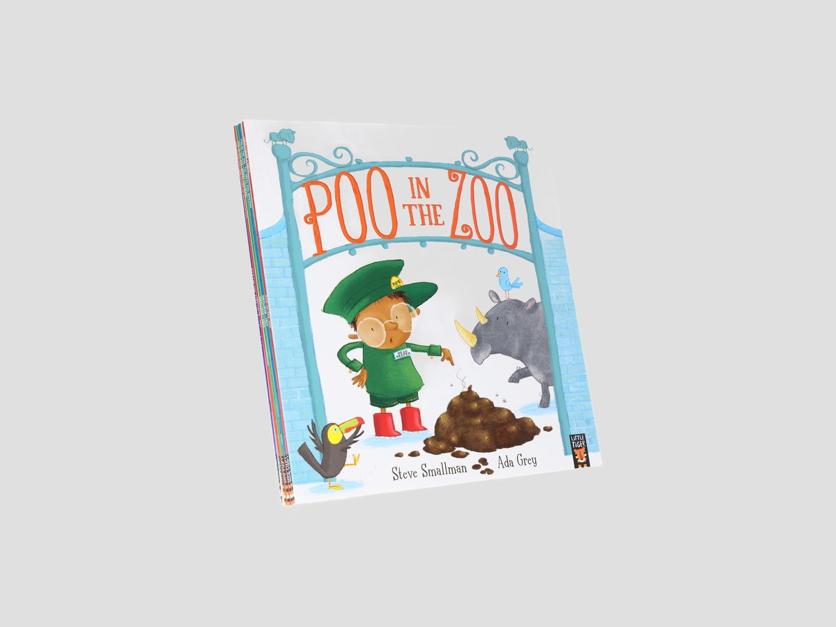 Poo In The Zoo Series 5 Books Picture Stories Collection - Ages 3-6 by Little Tiger Press Group; 9781838917470