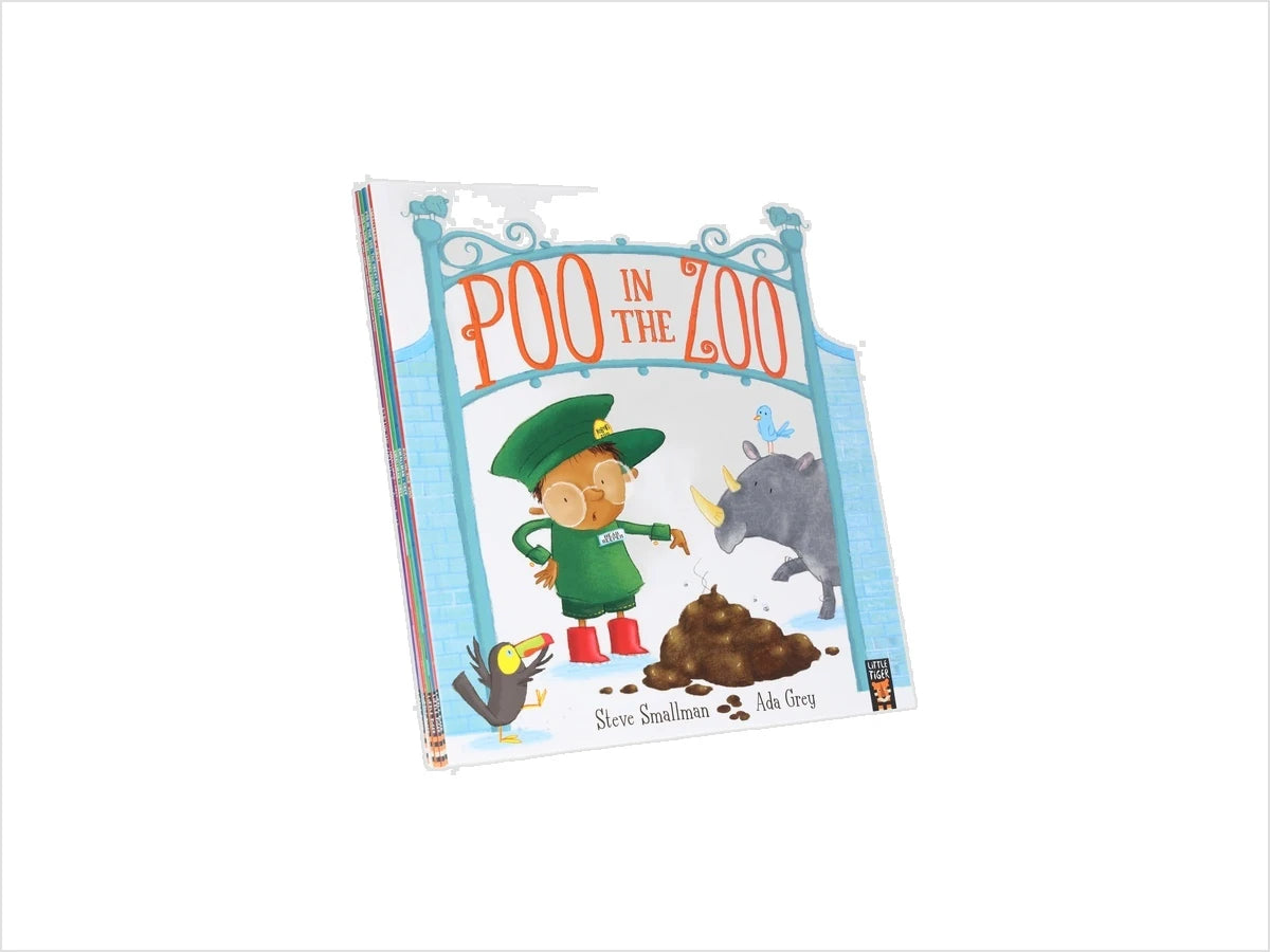 Poo In The Zoo Series 5 Books Picture Stories Collection - Ages 3-6