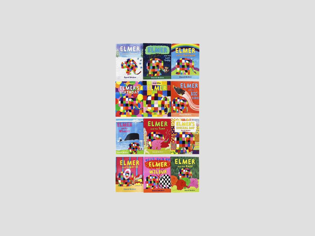 Elmer Picture 12 Books Collection - Ages 5+ by Andersen Press Ltd; 9781839130670
