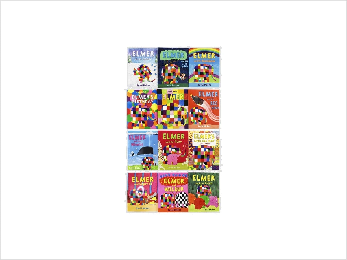 Elmer Picture 12 Books Collection - Ages 5+
