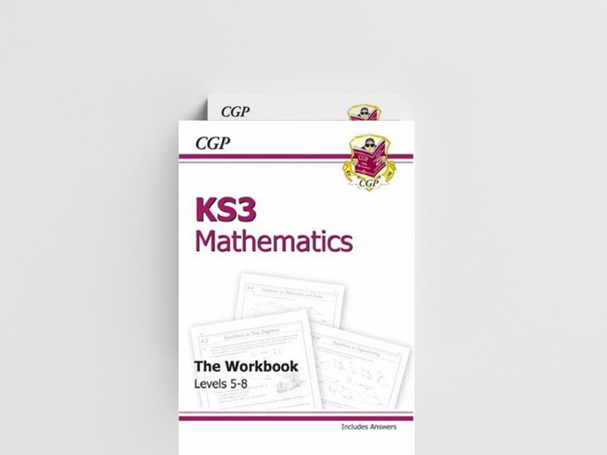 KS3 Maths Workbook - Higher (includes answers) by CGP Books; 9781841460383