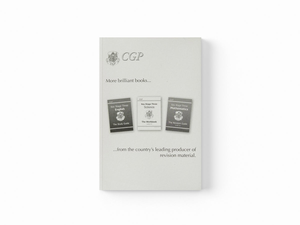 KS3 Maths Workbook – Foundation (includes answers) by CGP Books; 9781841460482