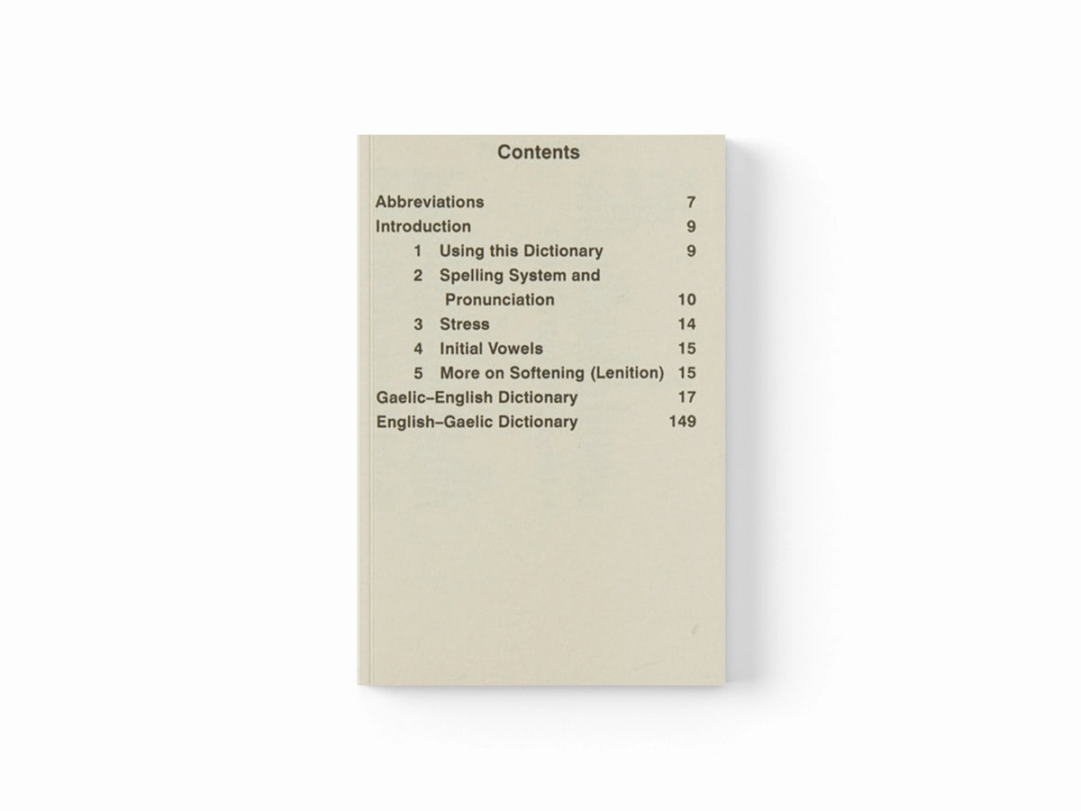 Gaelic - English Dictionary by Geddes & Grosset; 9781842055915
