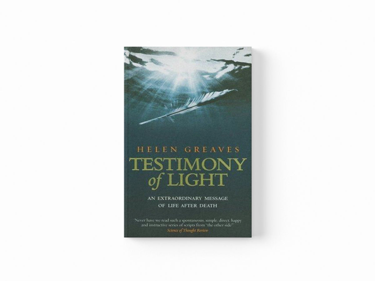 Testimony Of Light by Helen Greaves; 9781844131358