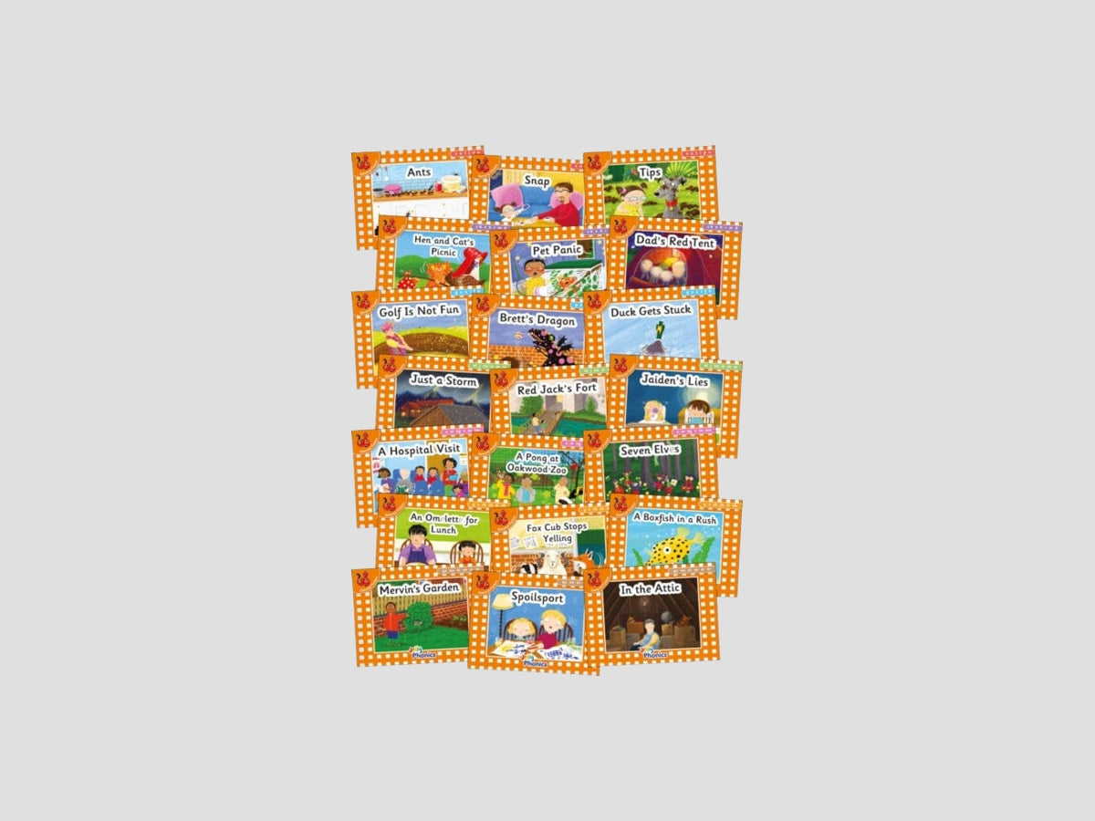 Jolly Phonics Orange Level Readers Complete Set by Louise Van-Pottelsberghe; 9781844145812