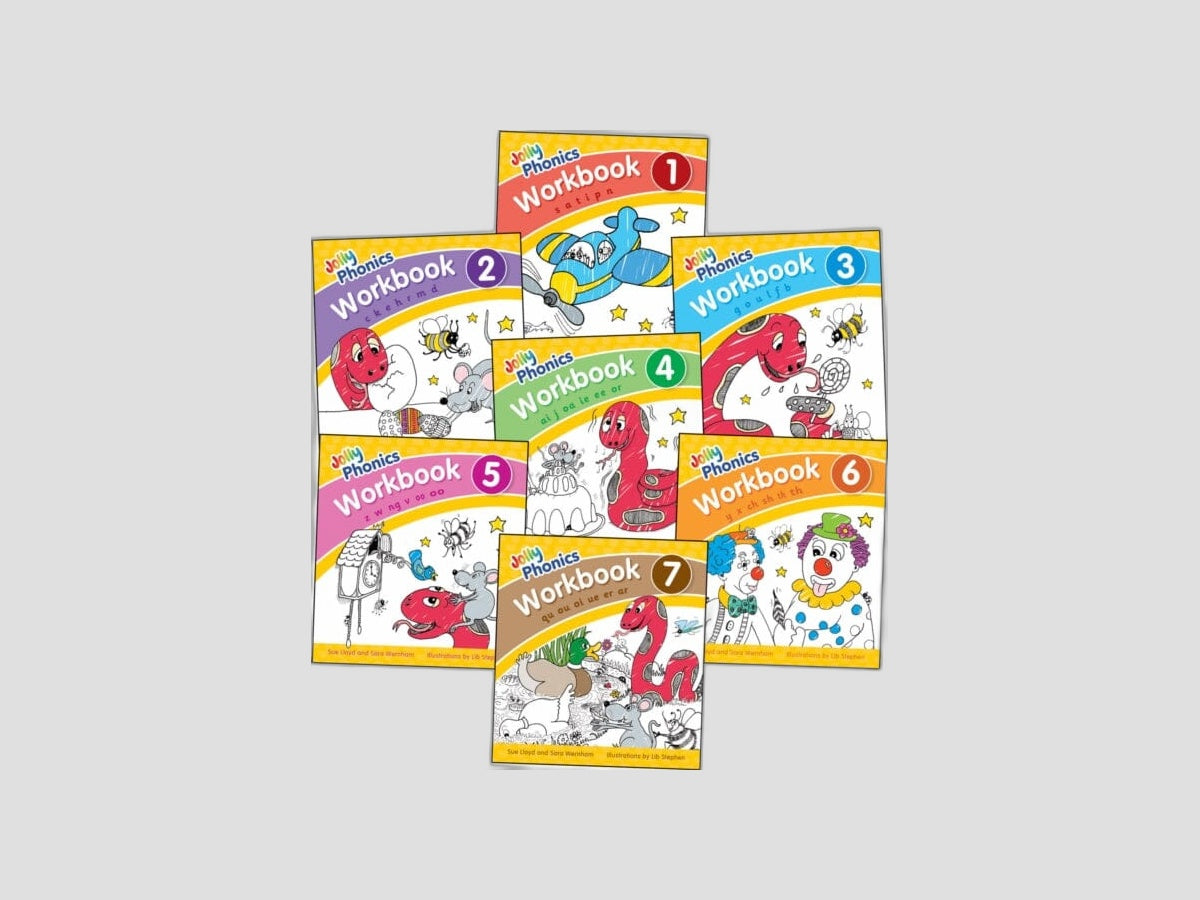Jolly Phonics Workbooks 1-7 by Sara Wernham; 9781844146581