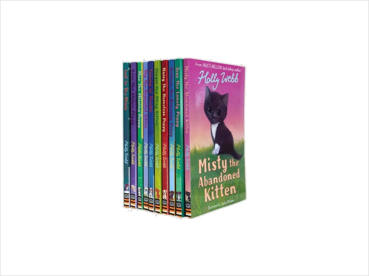 Holly Webb Series 1 - Animal Stories, Pet Rescue Adventure - Puppy and Kitten 10 Books Collection Set (Books 1 To 10) - Age 6 years and up