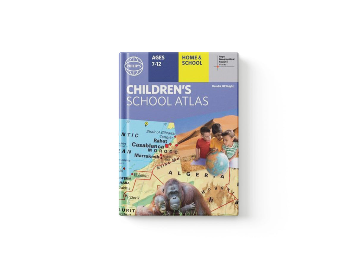 Philip's RGS Children's School Atlas by David Wright; Jill Wright; 9781849075817
