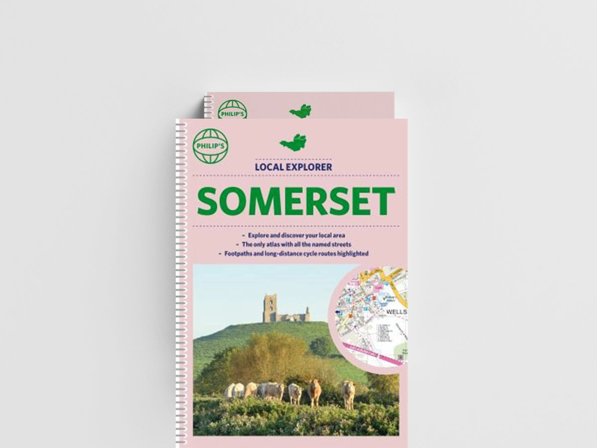 Philip's Local Explorer Street Atlas Somerset by Philip's Maps; 9781849076036