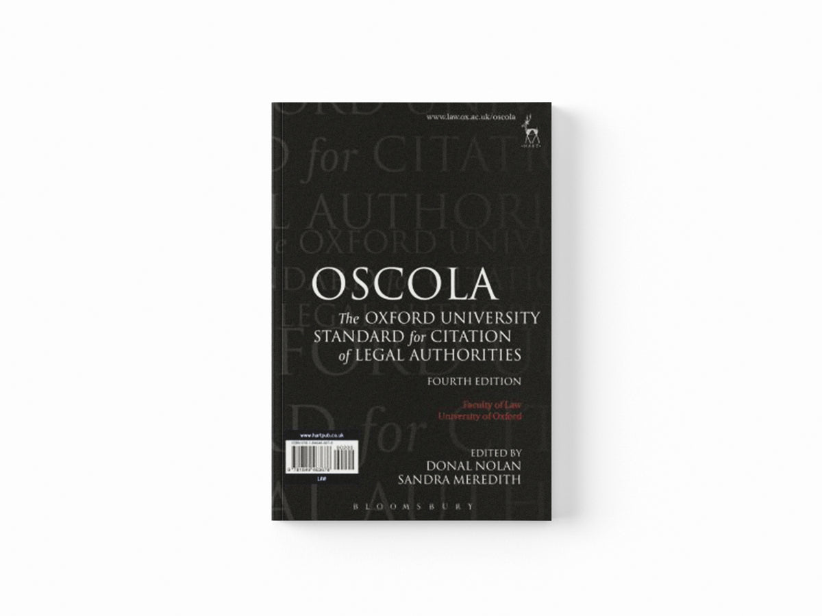 OSCOLA; 9781849463676