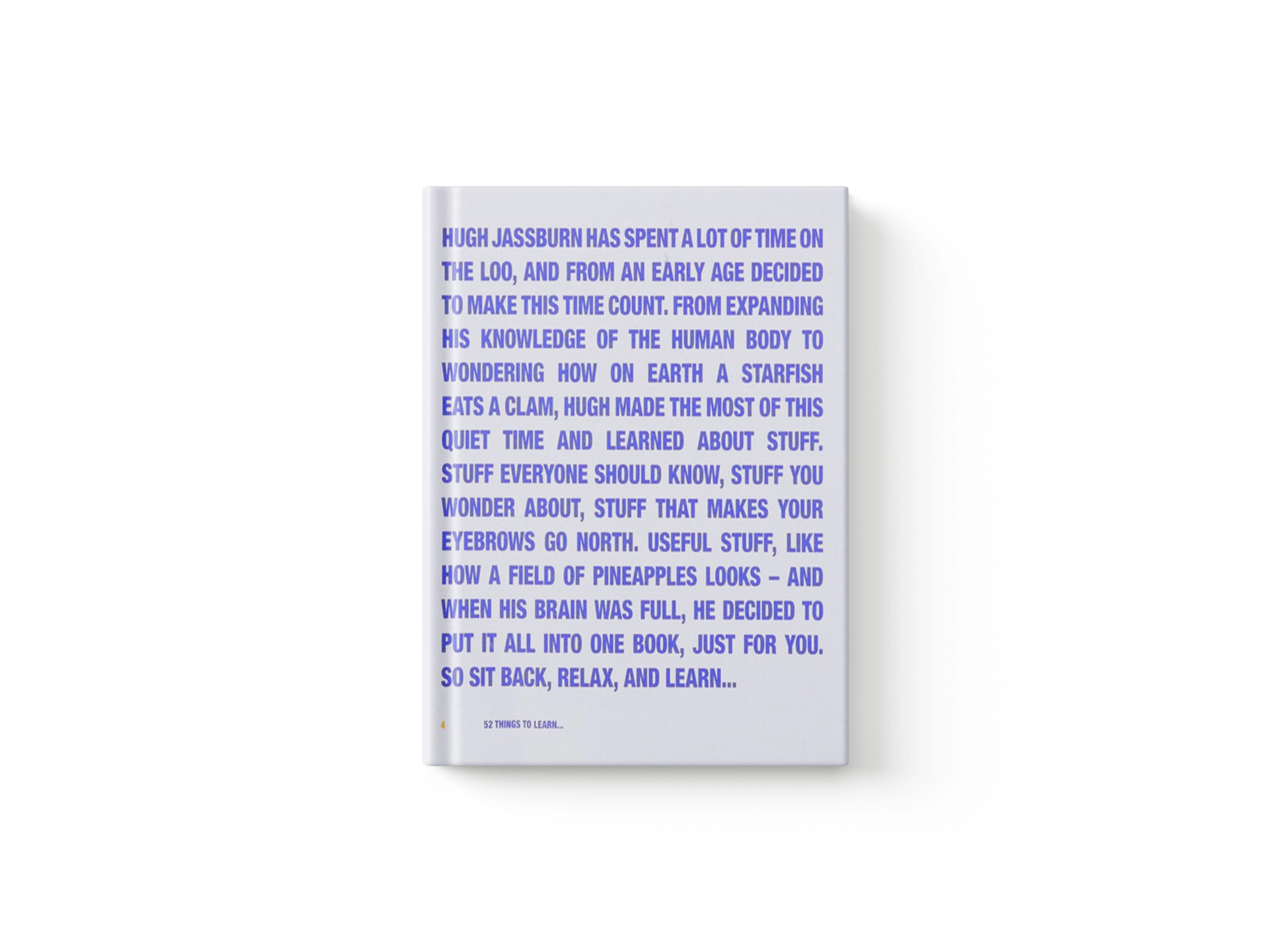 52 Things to Learn on the Loo by Hugh Jassburn; 9781849537841