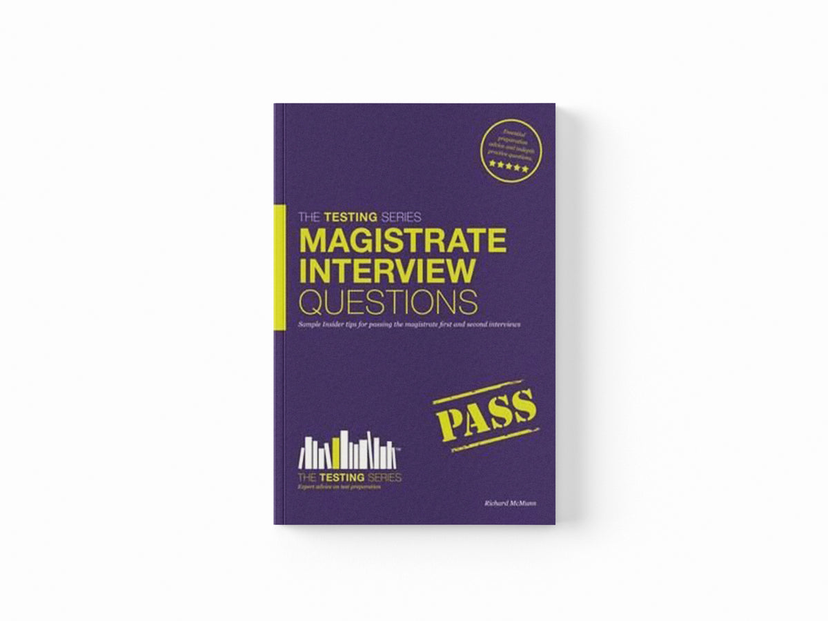 Magistrate Interview Questions by Richard McMunn; 9781907558337