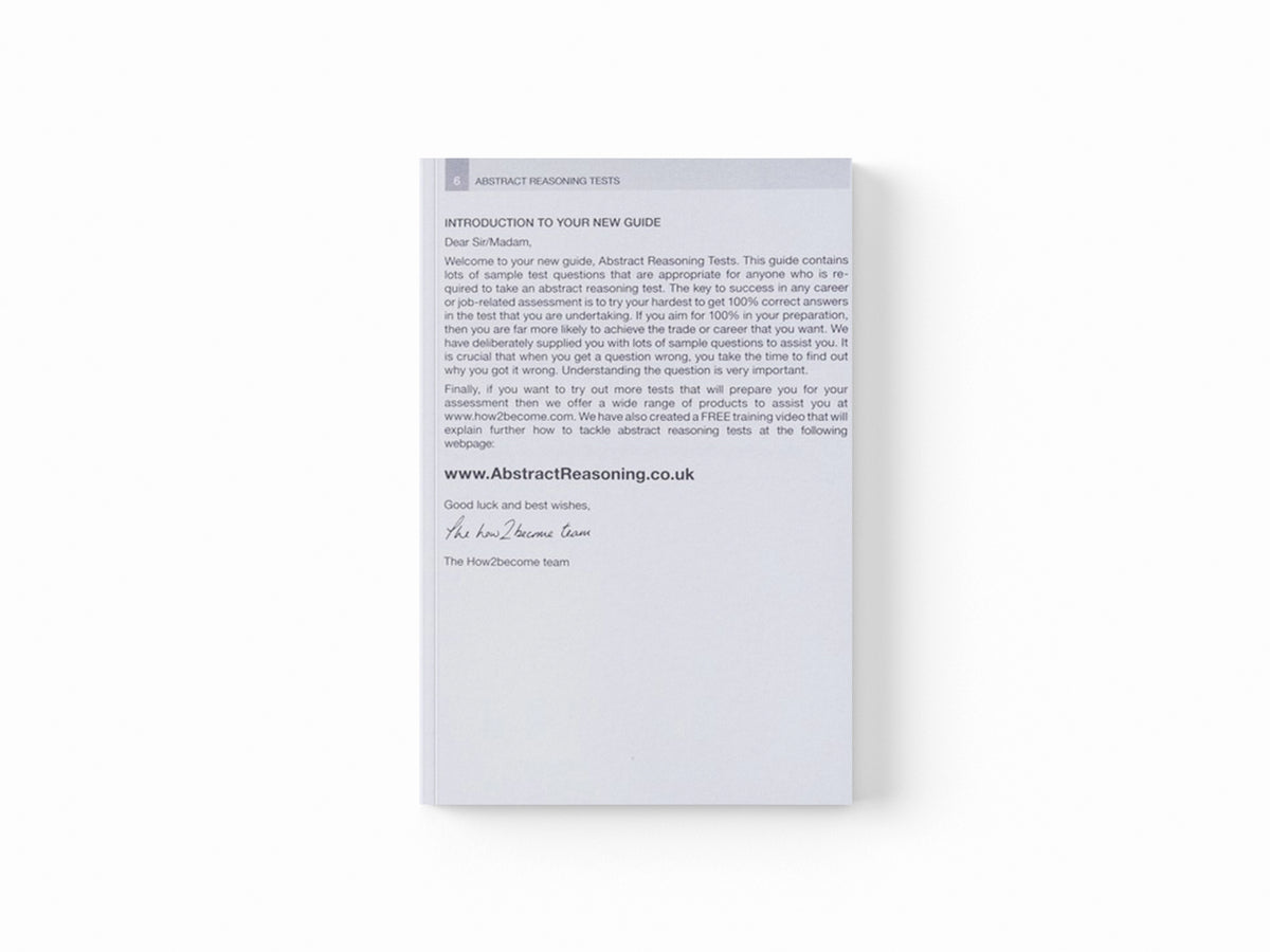 Abstract Reasoning Tests: Sample Test Questions and Answers for the Abstract Reasoning Tests by Richard McMunn; 9781910202395
