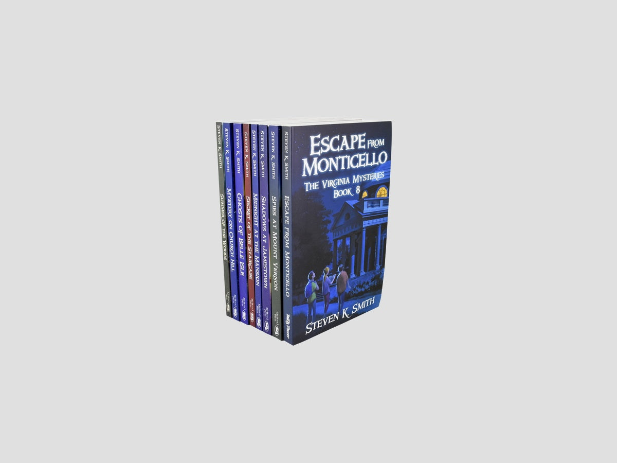 Virginia Mysteries Series 8 Books - Ages 9-14 Collection by MyBoys3 Press; 9781947881150