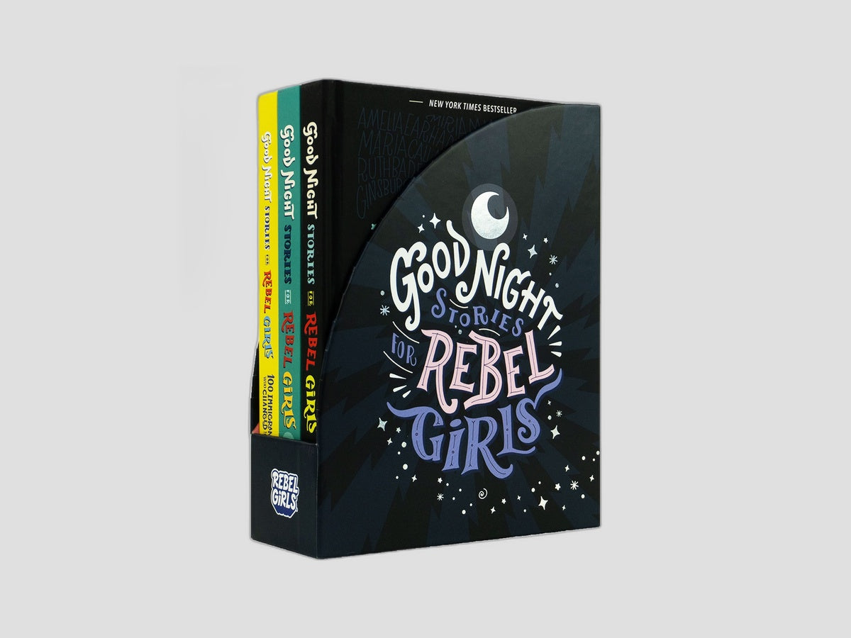 Good Night Stories for Rebel Girls 3-Book Gift Set by Rebel Girls Inc; 9781953424129
