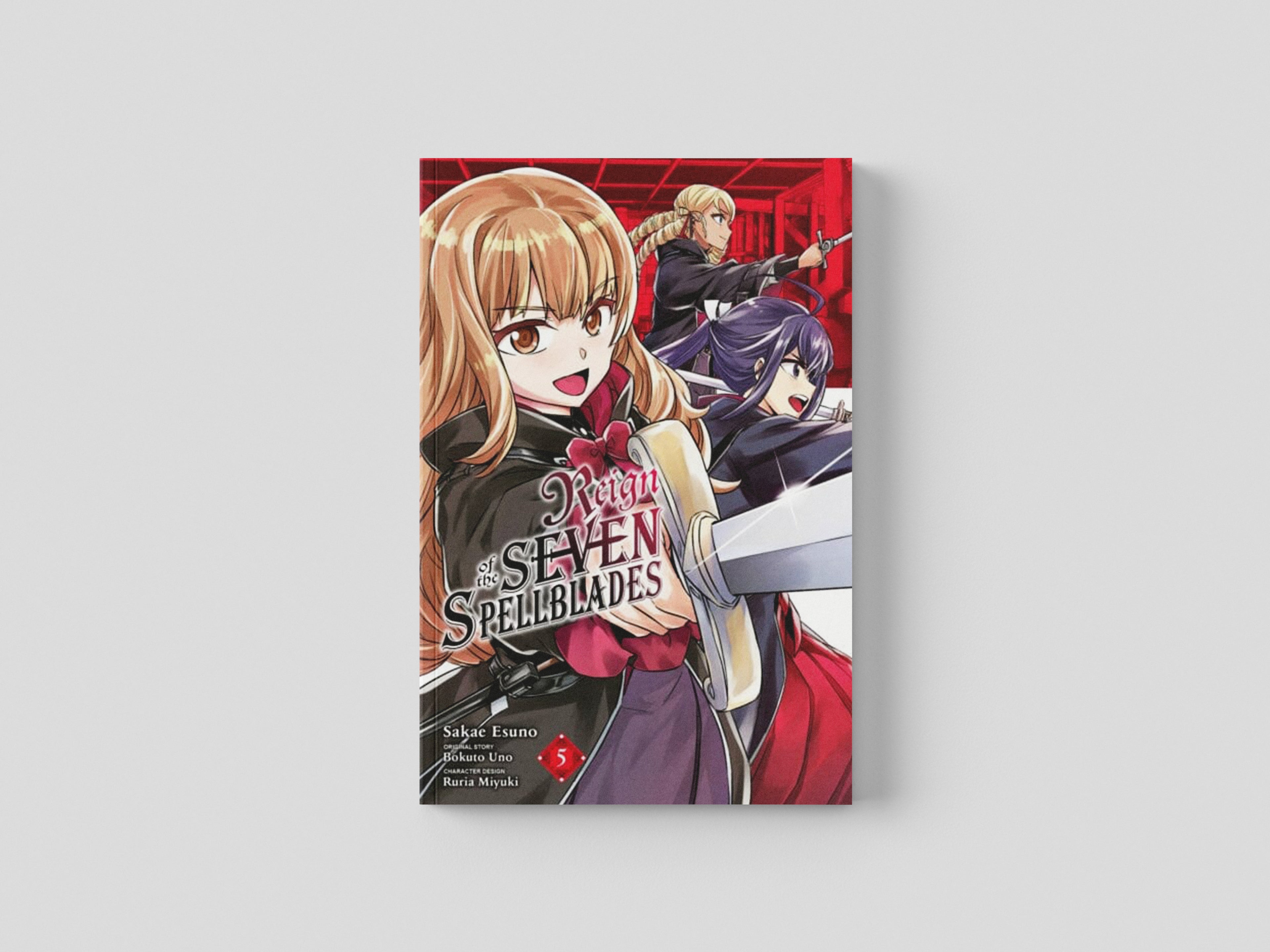 Reign of the Seven Spellblades, Vol. 5 (manga) by Bokuto Uno; 9781975360085