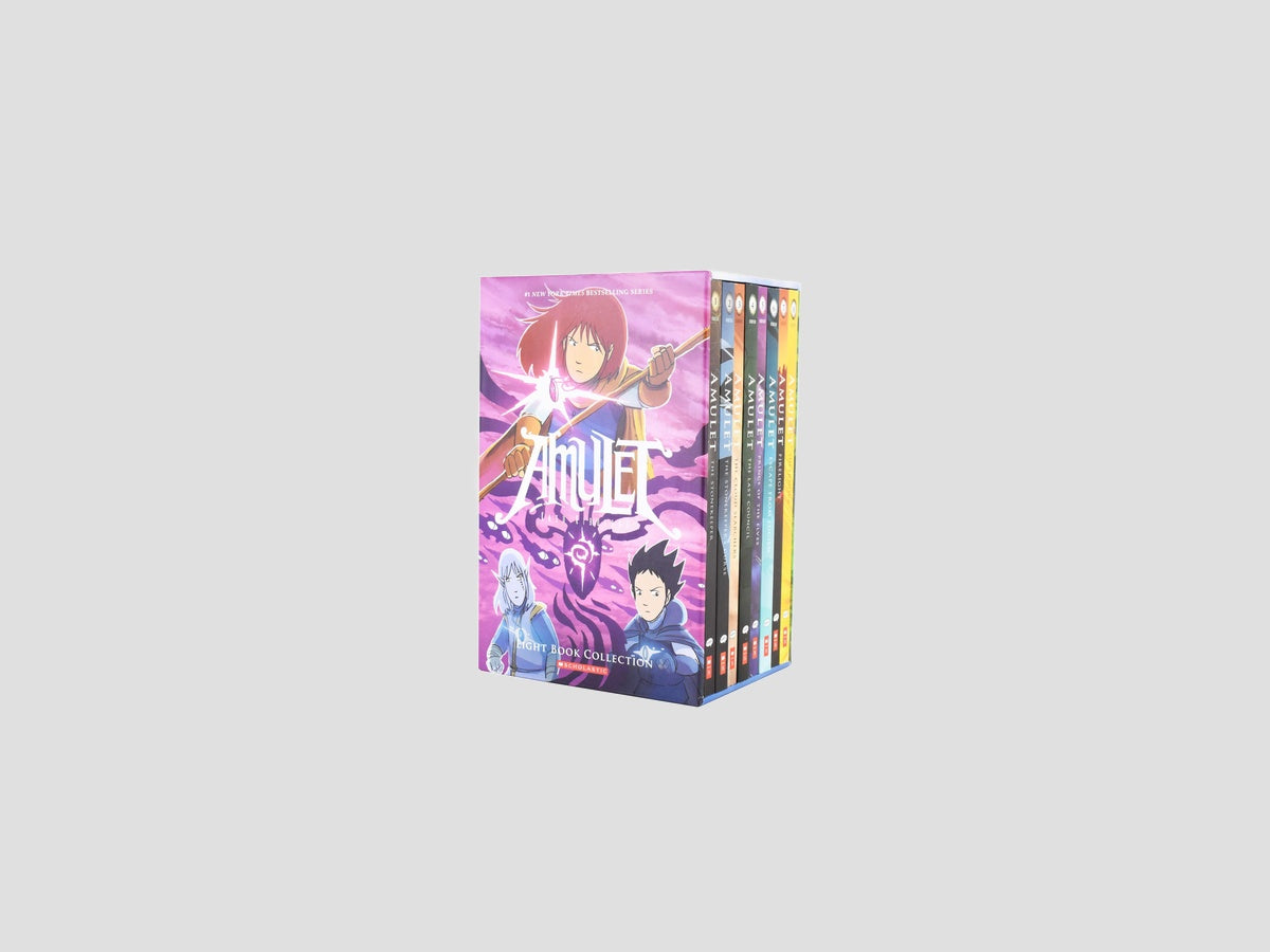 Amulet 8 Books Graphic Novel Box Set - Age 9-14 by Scholastic; 9782020070263