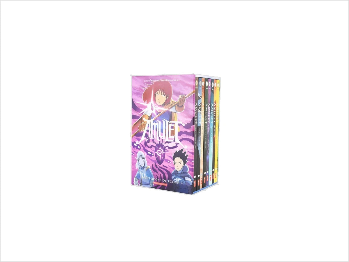Amulet 8 Books Graphic Novel Box Set - Age 9-14