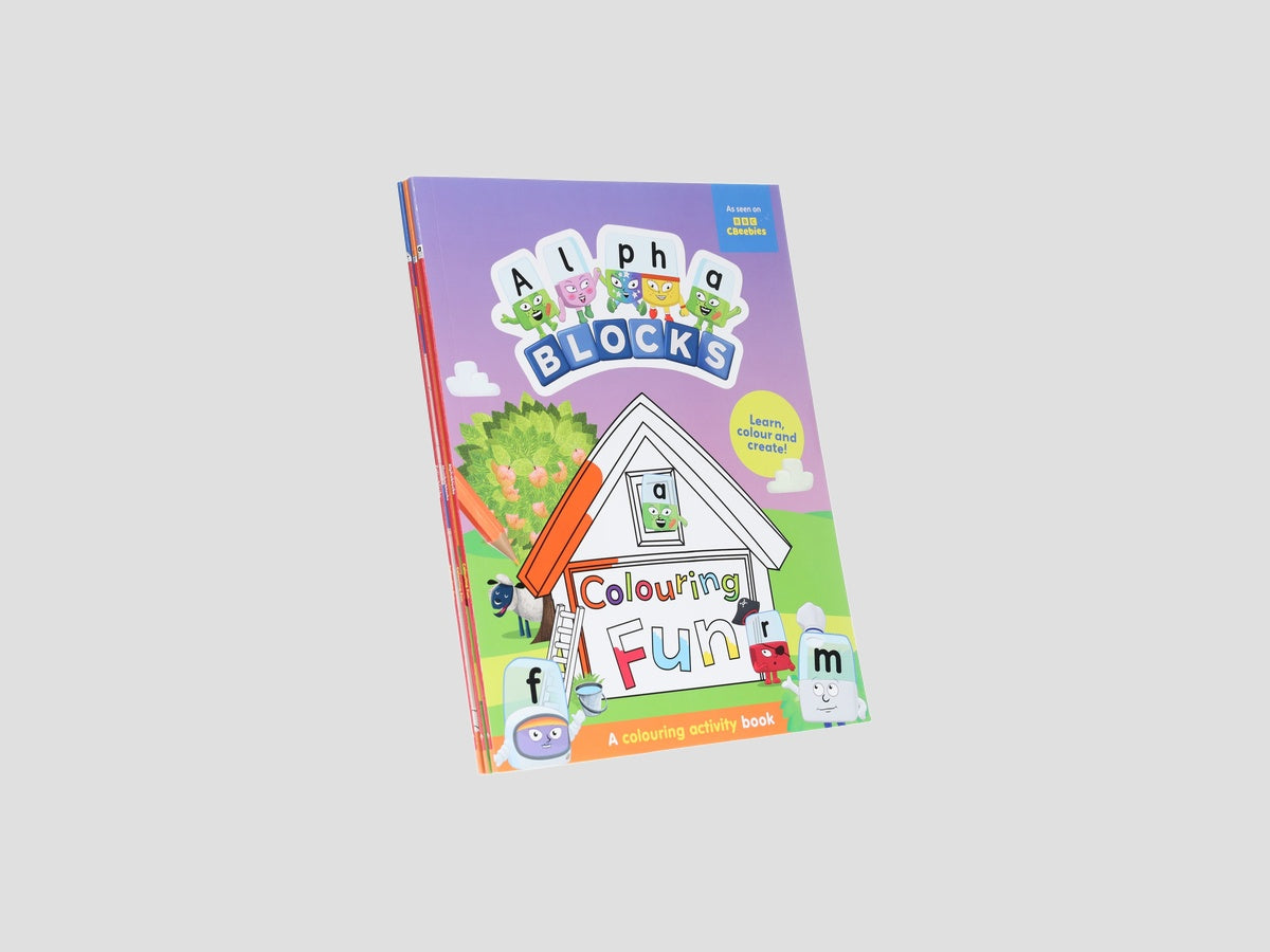 Numberblocks, Colourblocks & Alphablocks Colouring Fun Collection - Ages 3-6 by Sweet Cherry Publishing; 9782066308511