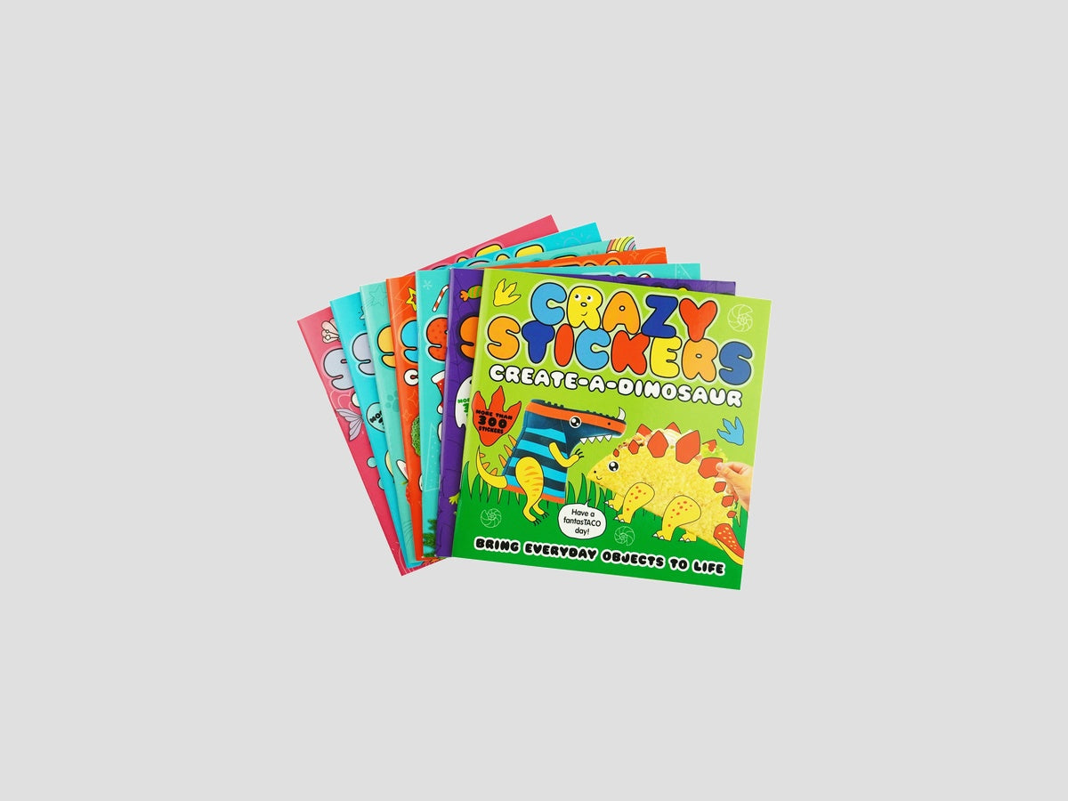 Children's Cutie And Crazy Stickers Collection - Age 3-6 by Little Tiger Press Group; 9782816701869