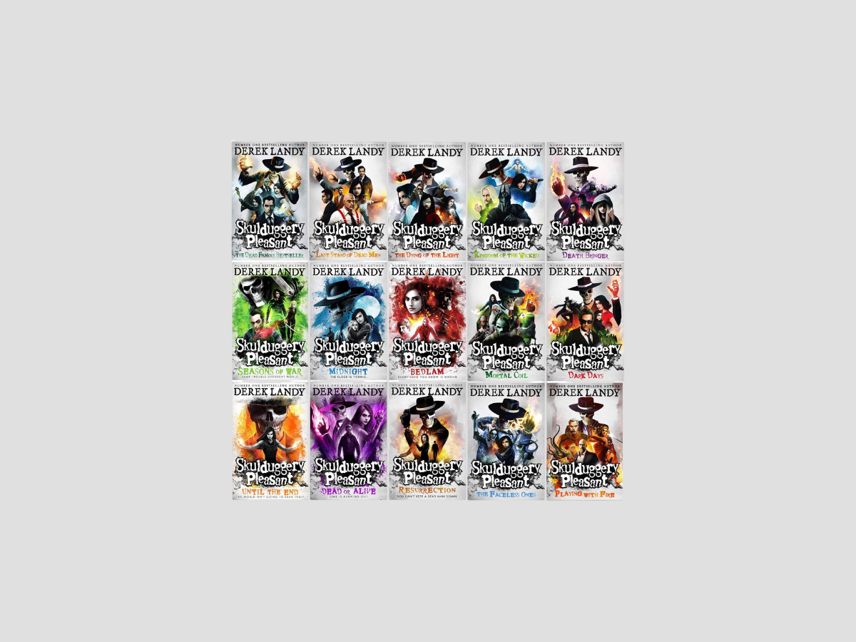 Skulduggery Pleasant Series (Books 1-15) 15 Books Collection by Derek Landy; 9782992952338