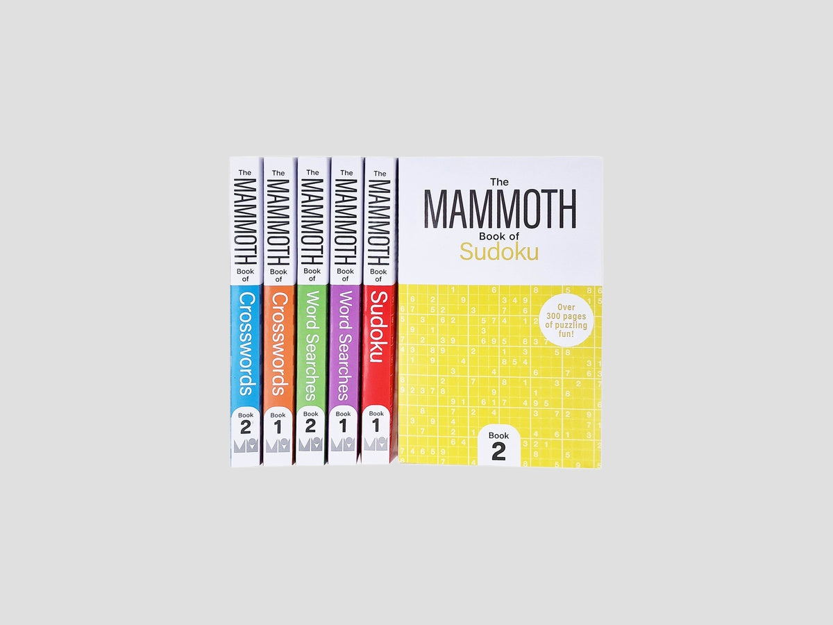 The Mammoth Book Of Crosswords, Word Searches And Sudoku Collection by Michael O'Mara Books Ltd; 9783101707092