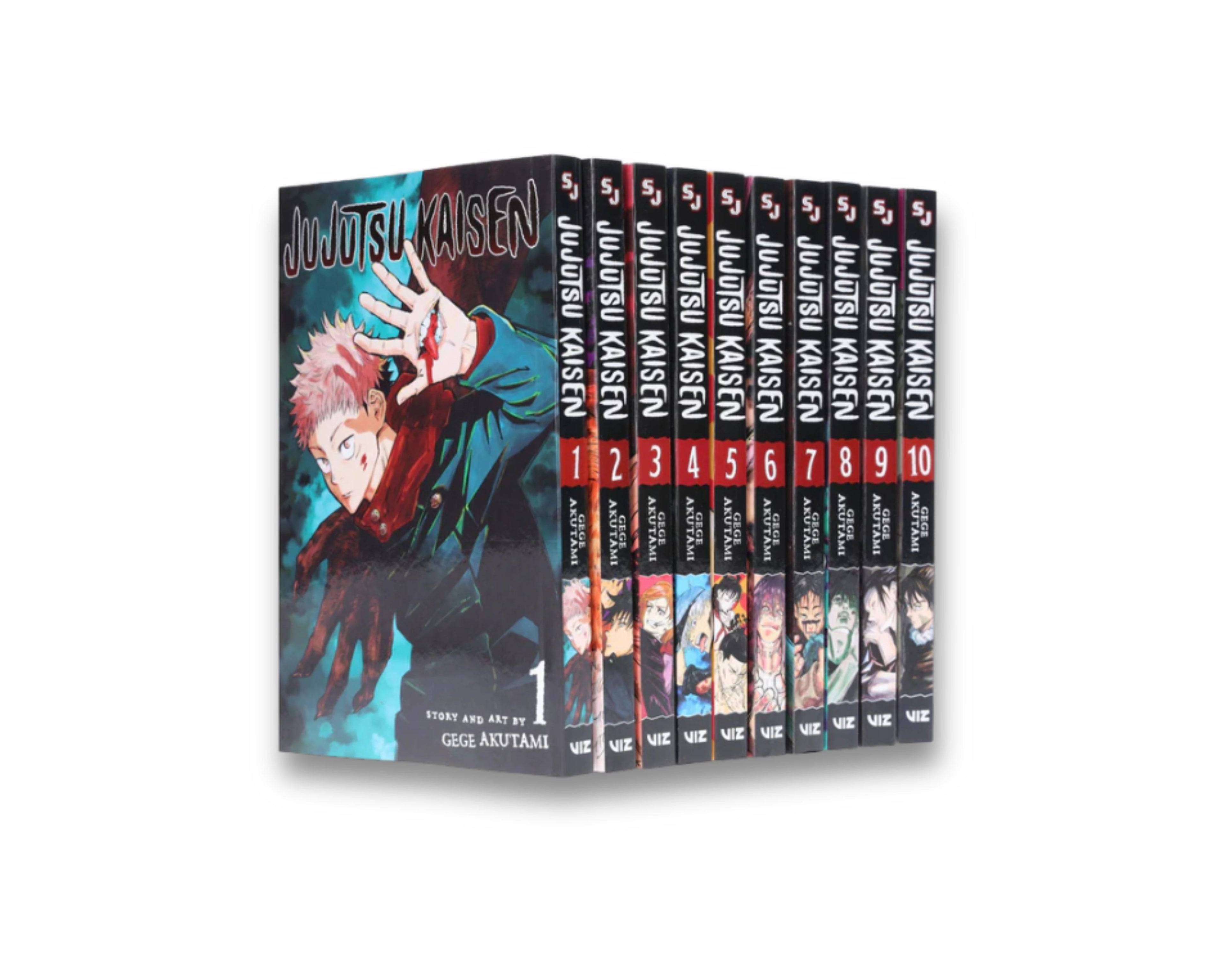 Jujutsu Kaisen Volume 1-10 Collection 10 Books Manga Set - Ages 13-17