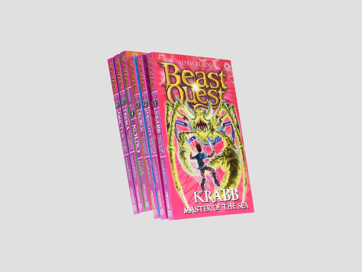 Beast Quest Series 5: 6 Books Collection Set - Ages 7-9 by Adam Blade; 9783200321793