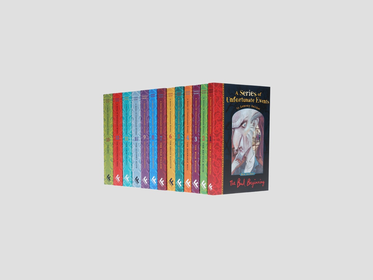 A Series of Unfortunate Events 13 Books Collection by Egmont Publishing; 9783200328396