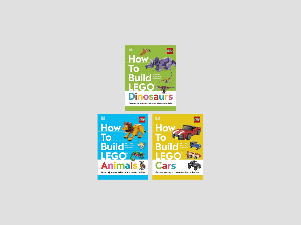 How to Build LEGO Cars, Dinosaurs & Animals Collection - Ages 7-9 by DK; 9783512160370