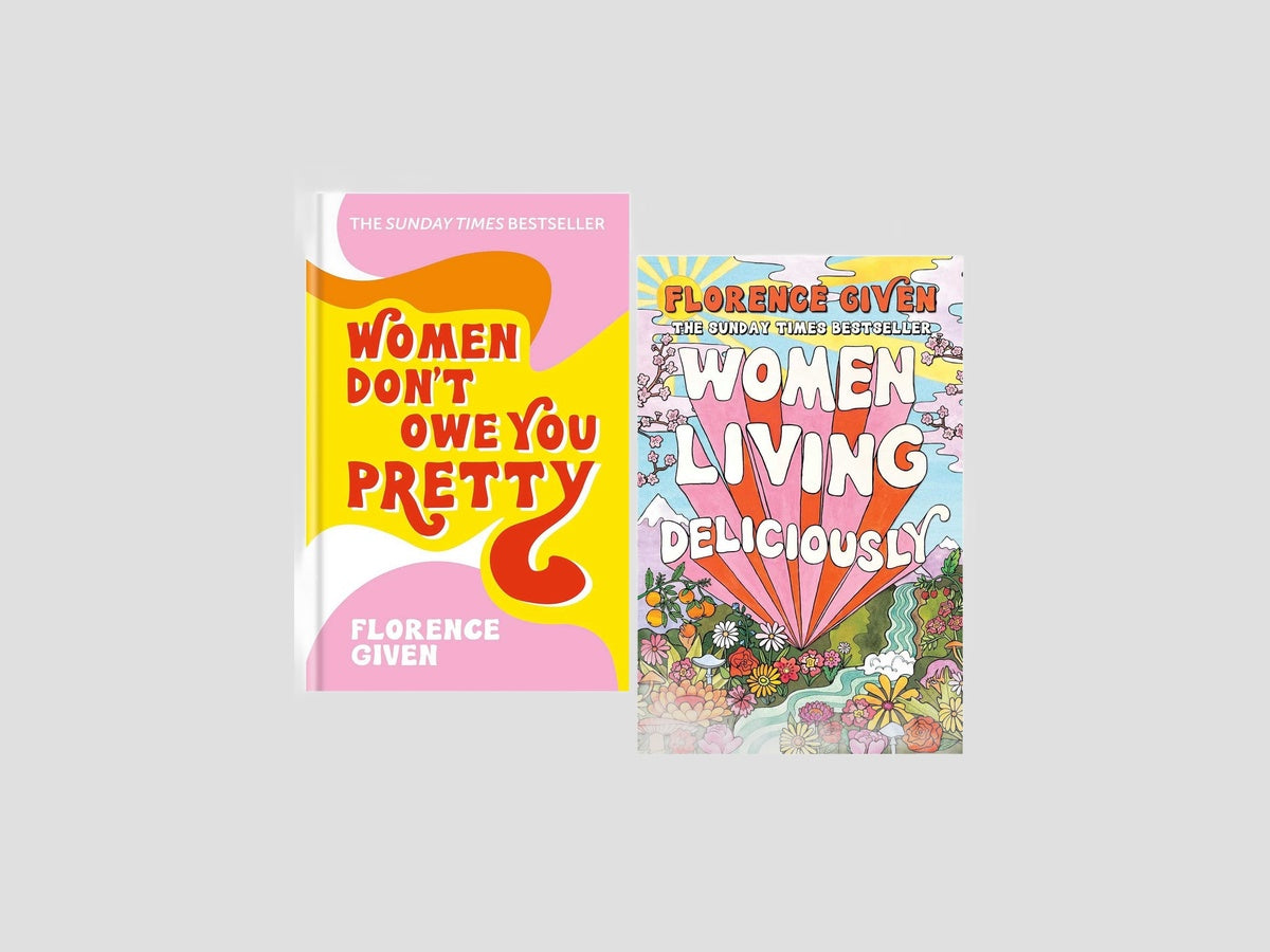 Florence Given Bestseller Bundle: "Women Don’t Owe You Pretty" & "Women Living Deliciously" 2 Book Set by Hachette; 9783652815383