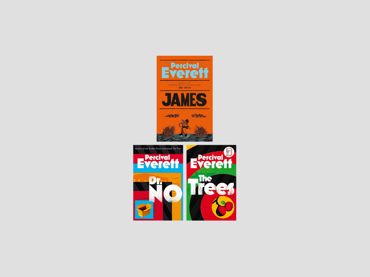 Percival Everett's Dr. No, The Trees & James Collection by Pan Macmillan; 9783894369811