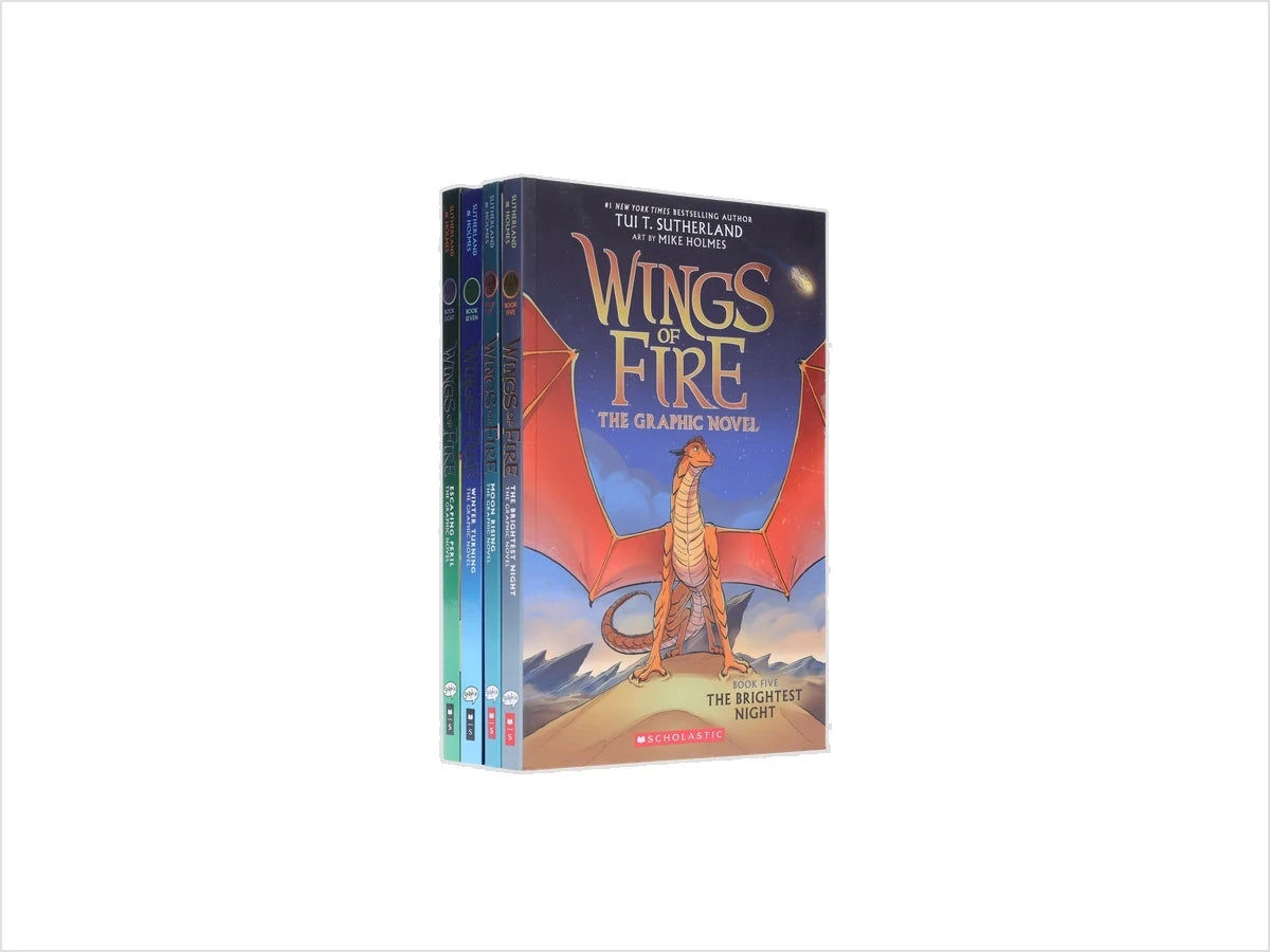 Wings of Fire Graphix Series (Book 5-8) Graphic Novels Collection - Ages 8-12