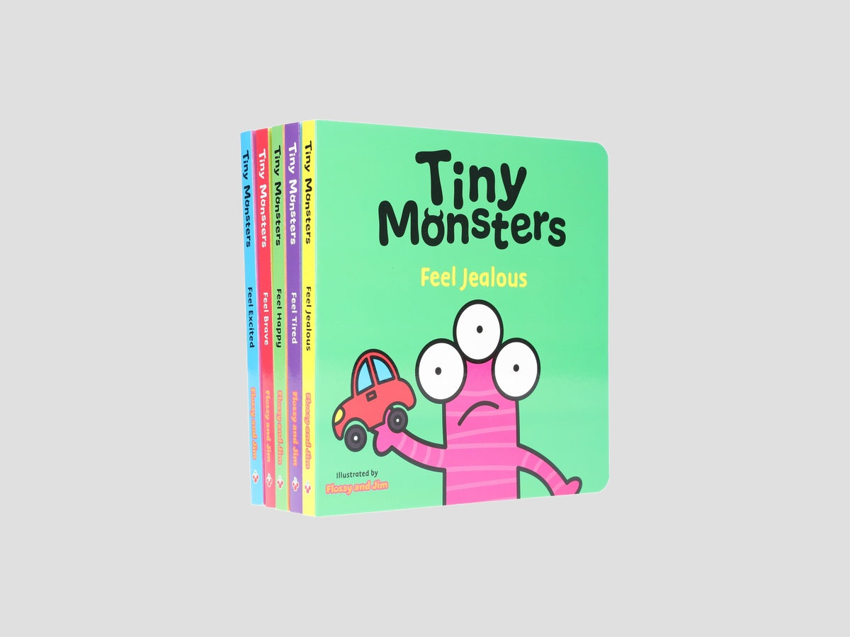 Big Emotions Tiny Monsters Feelings Collection Illustrated 5 Books Set - Ages 3-5 by Sweet Cherry Publishing; 9784267627217