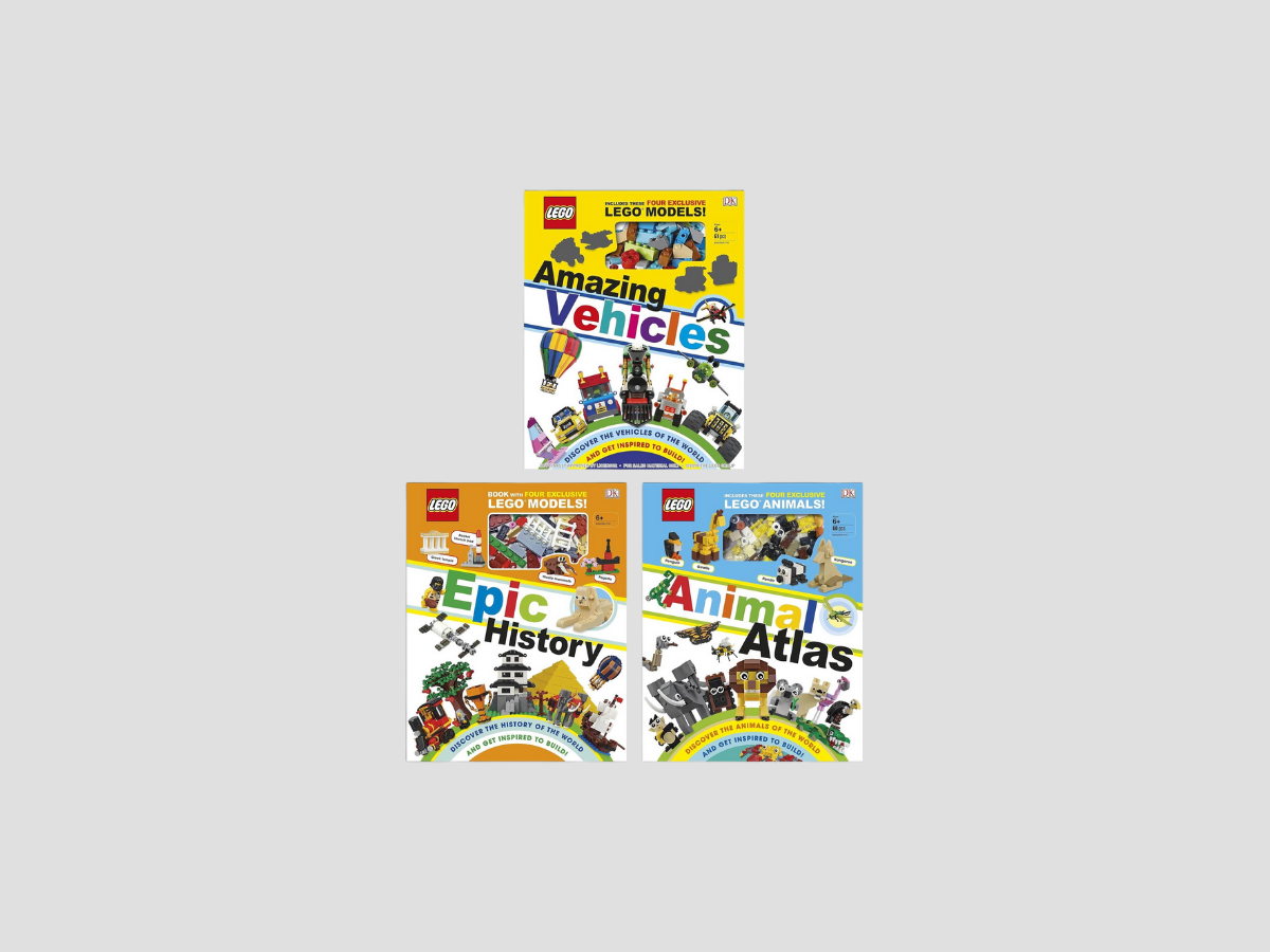 LEGO Amazing Vehicles, Animal Atlas & Epic History Collection - Ages 7-9 by DK; 9784438258660
