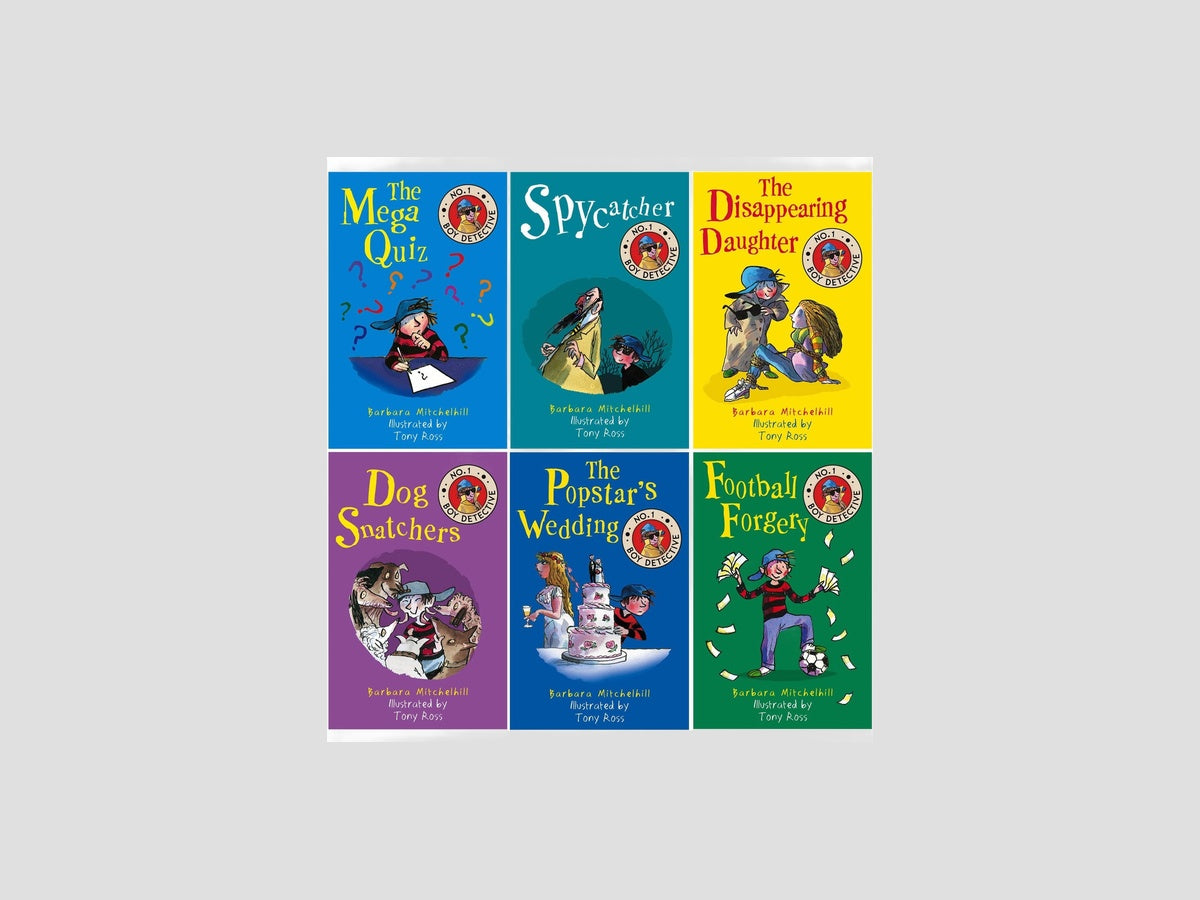 No. 1 Boy Detective Series 6 Books Collection - Ages 5-8 by Andersen Press Ltd; 9784482861694