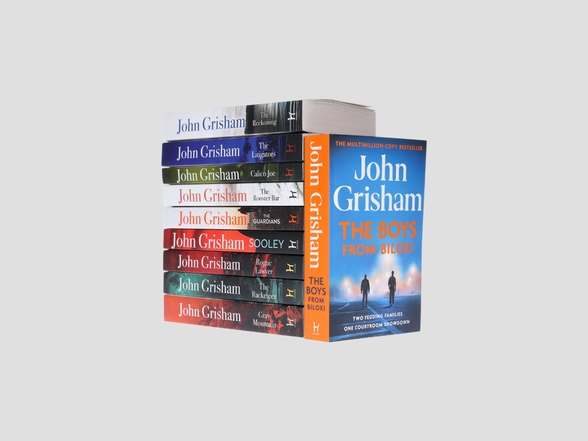John Grisham Novels (Sooley, Rogue Lawyer, Guardians, Litigators, Racketeer & More) 10 Books Collection by Hachette; 9784777325917