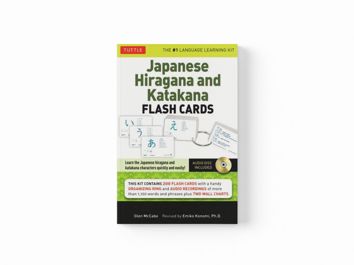Japanese Hiragana and Katakana Flash Cards Kit by Glen McCabe; 9784805311677