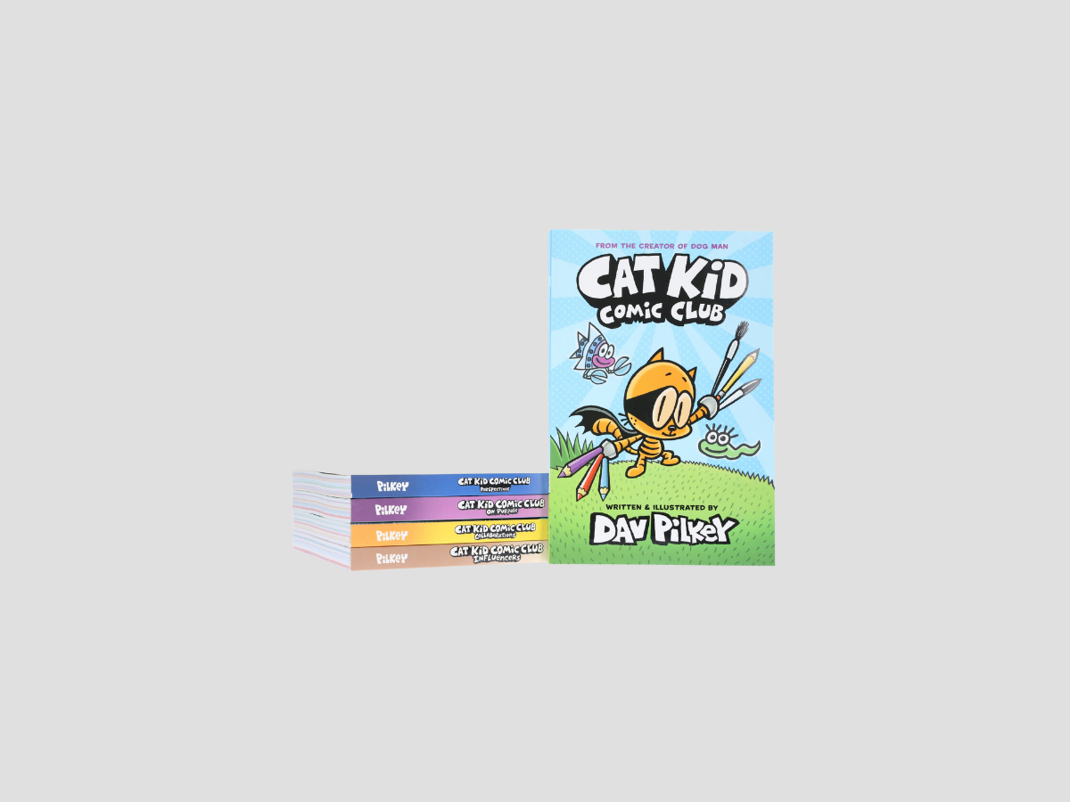 Cat Kid Comic Club Collection - Ages 6-12 by Dav Pilkey; 9784995652673