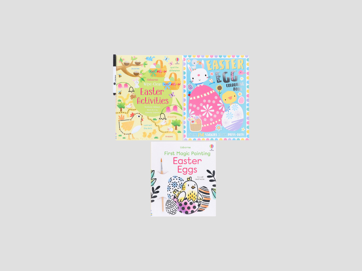 Easter Egg Collection (First Magic Painting Easter Egg, Easter Egg Colouring Book & Wipe-Clean Easter Activities) by Usborne Publishing Ltd; 9785168605670
