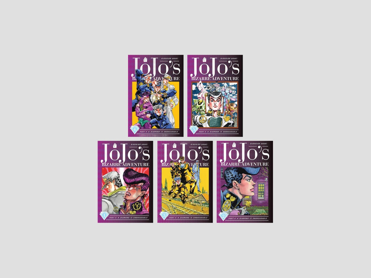 JoJo’s Bizarre Adventure: Part 4 - Diamond Is Unbreakable (Vol. 1-5) Collection by Viz Media, Subs. of Shogakukan Inc; 9785370509636