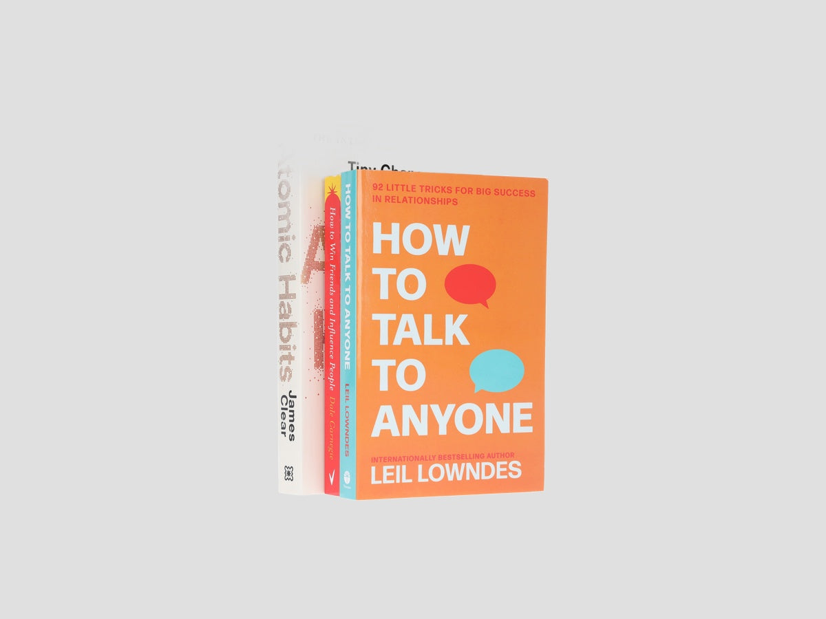 Atomic Habits, How To Talk To Anyone & How to Win Friends and Influence People Collection by Various; 9786101580672